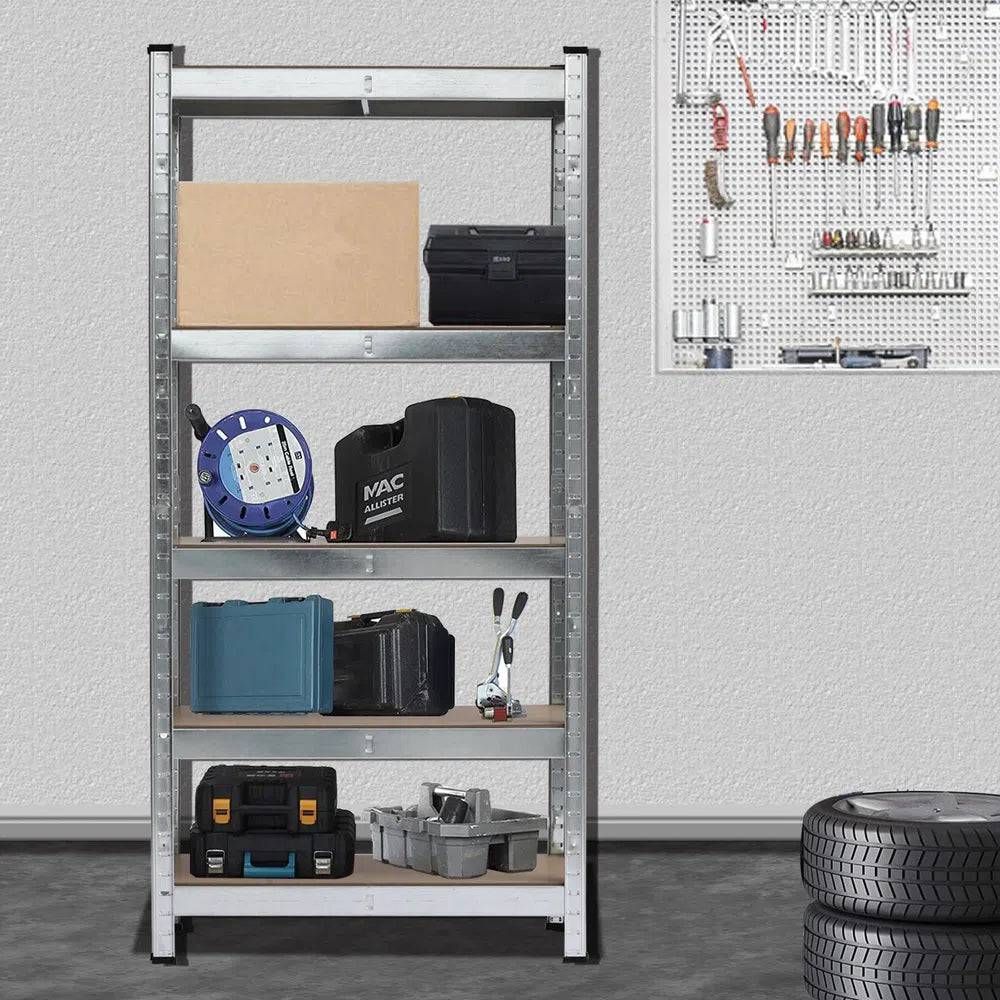 5-Tier Heavy Duty Metal Garage Shelving | Garage | Luvasmr - Satisfyingly Organised