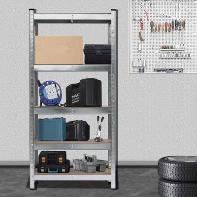 5-Tier Heavy Duty Metal Garage Shelving | Garage | Luvasmr - Satisfyingly Organised