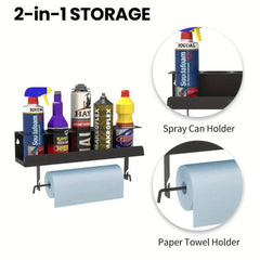 Aerosol Spray Can/Paper Towel Holder | Garage | Luvasmr - Satisfyingly Organised