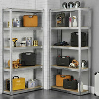 Heavy-Duty 5 Tier Metal Racking Shelf | Garage | Luvasmr - Satisfyingly Organised