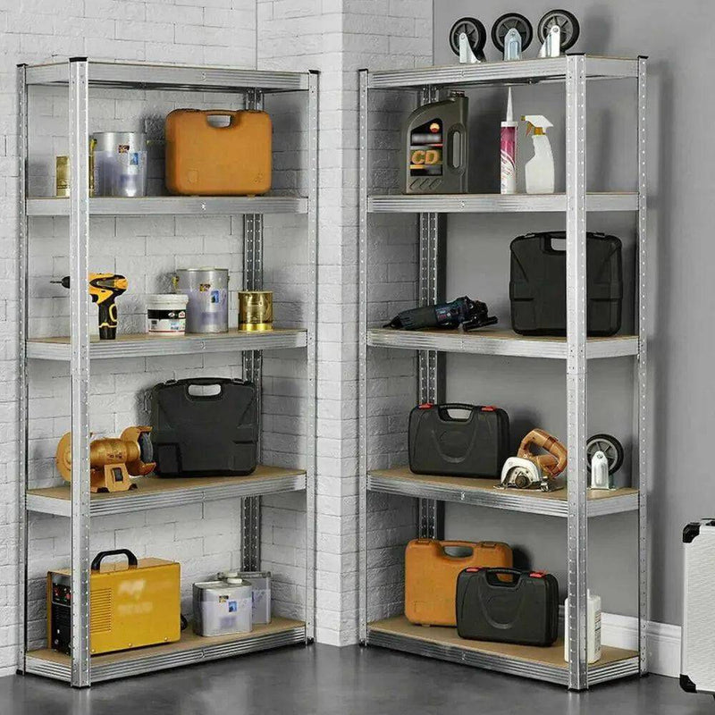 Heavy-Duty 5 Tier Metal Racking Shelf | Garage | Luvasmr - Satisfyingly Organised
