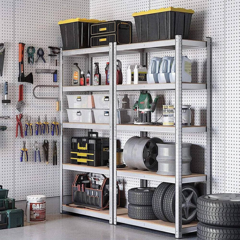 Heavy-Duty 5 Tier Metal Racking Shelf | Garage | Luvasmr - Satisfyingly Organised