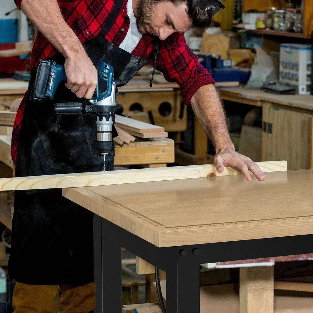 Heavy Duty Garage Workbench | Garage | Luvasmr - Satisfyingly Organised