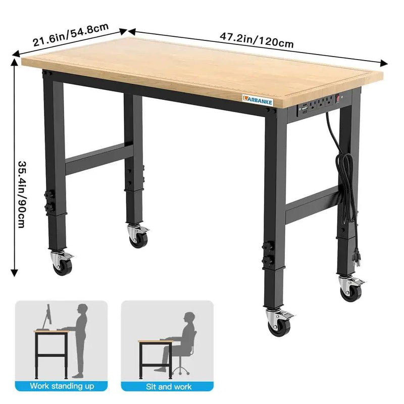 Heavy Duty Garage Workbench | Garage | Luvasmr - Satisfyingly Organised