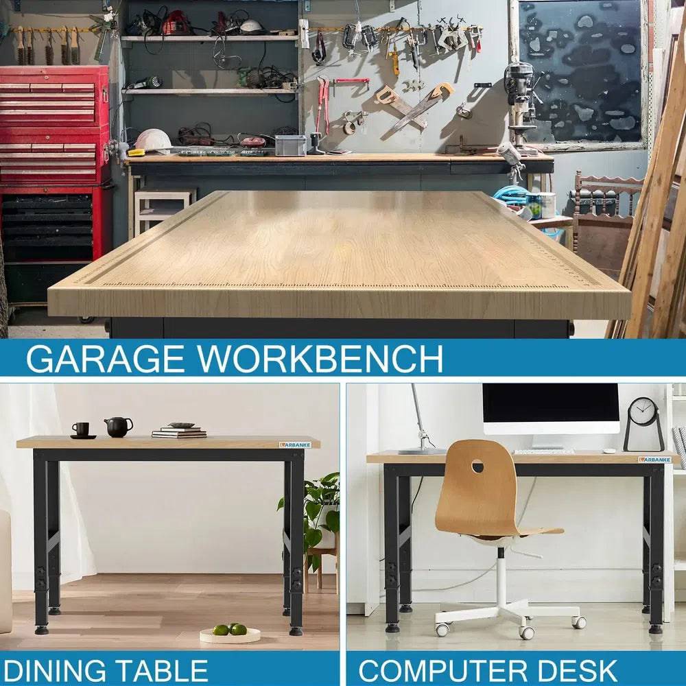 Heavy Duty Garage Workbench | Garage | Luvasmr - Satisfyingly Organised