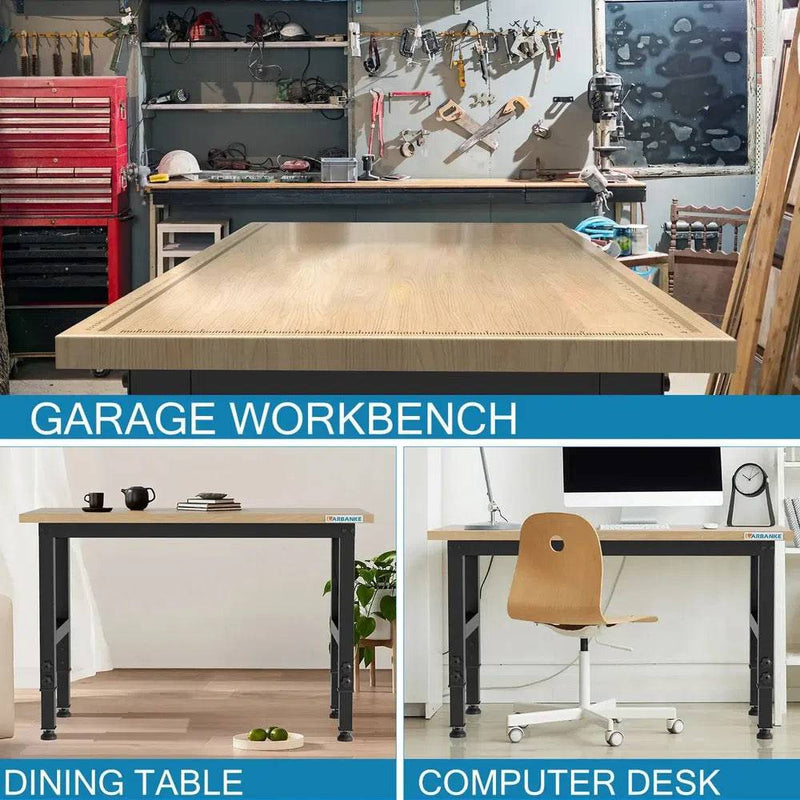 Heavy Duty Garage Workbench | Garage | Luvasmr - Satisfyingly Organised