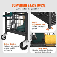 Heavy Duty Garden Tools Storage Organiser | Garage | Luvasmr - Satisfyingly Organised