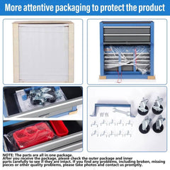 Large Tool Cabinet with 7 Boxes | Garage | Luvasmr - Satisfyingly Organised
