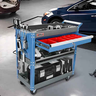 Large Tool Trolley with Sliding Drawers | Garage | Luvasmr - Satisfyingly Organised