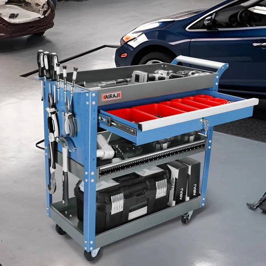 Large Tool Trolley with Sliding Drawers | Garage | Luvasmr - Satisfyingly Organised