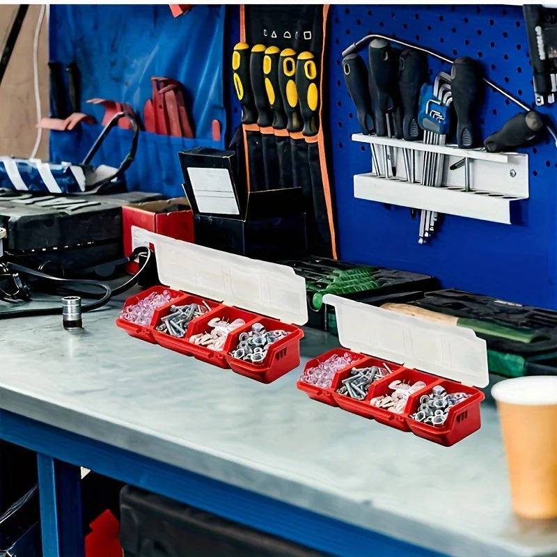 Multi-Compartment Organiser Box for Screws & Small Parts | Garage | Luvasmr - Satisfyingly Organised