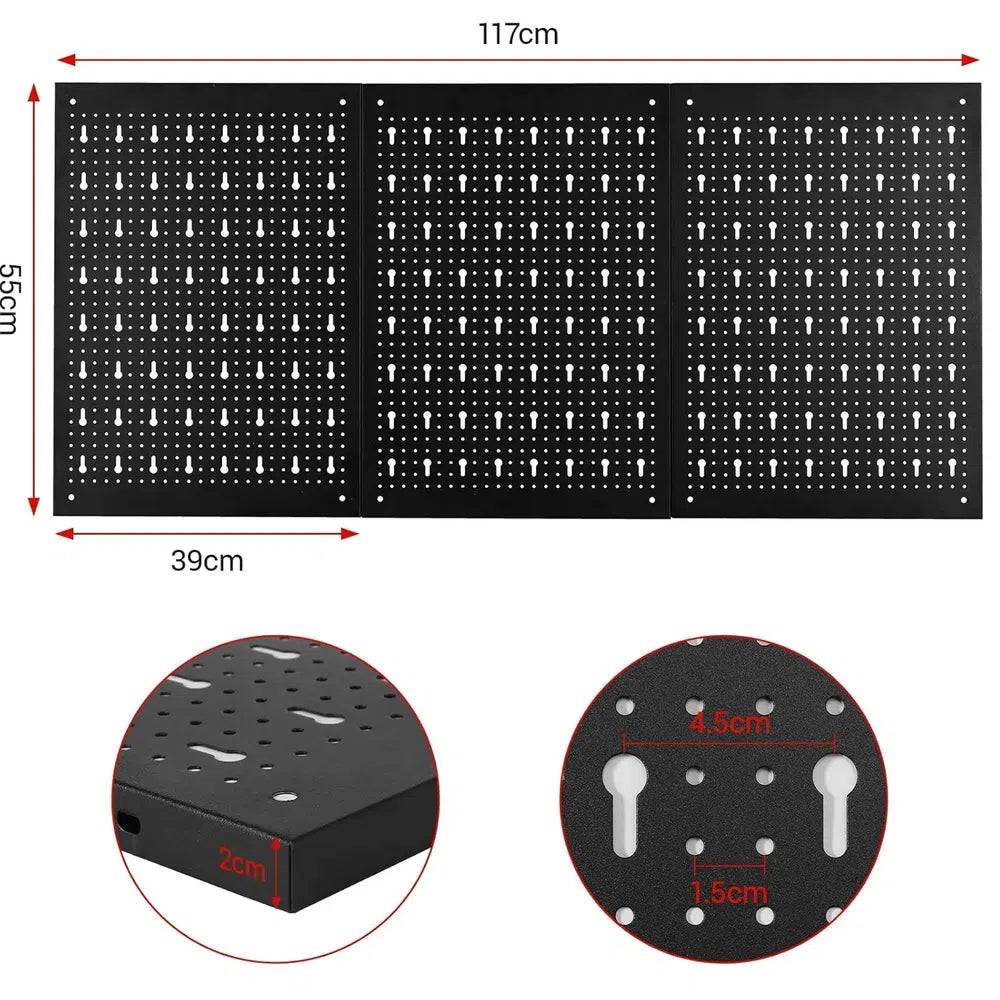 Perforated Tool Wall Mount | Garage | Luvasmr - Satisfyingly Organised