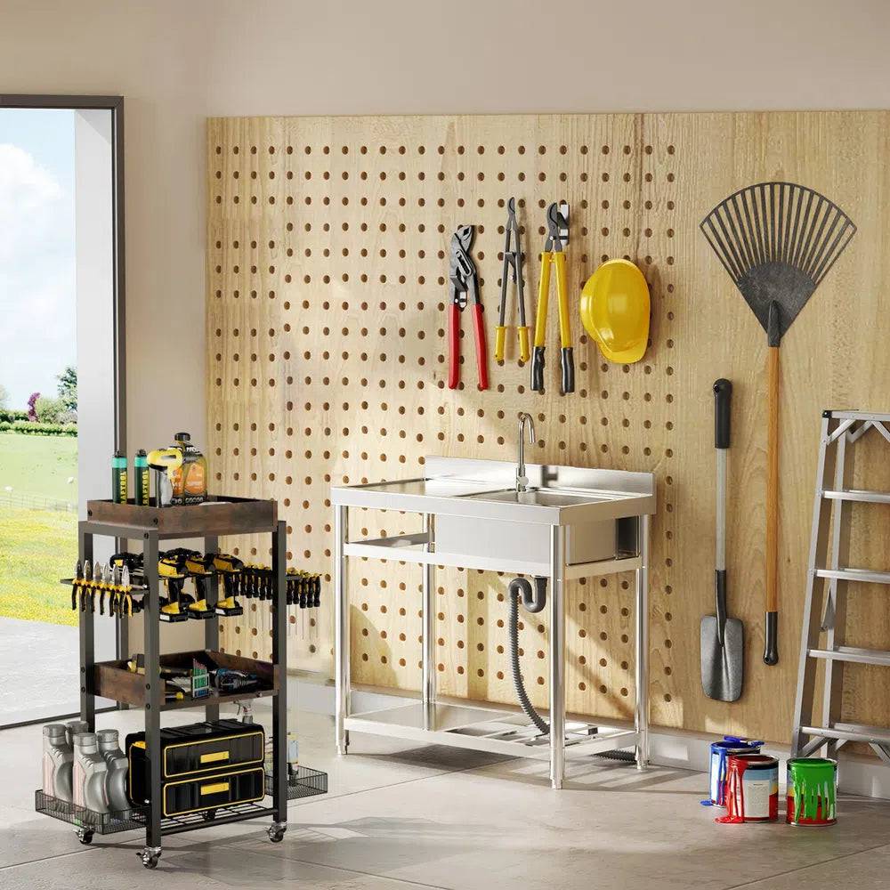 Rolling Tool Organiser Cart | Garage | Luvasmr - Satisfyingly Organised