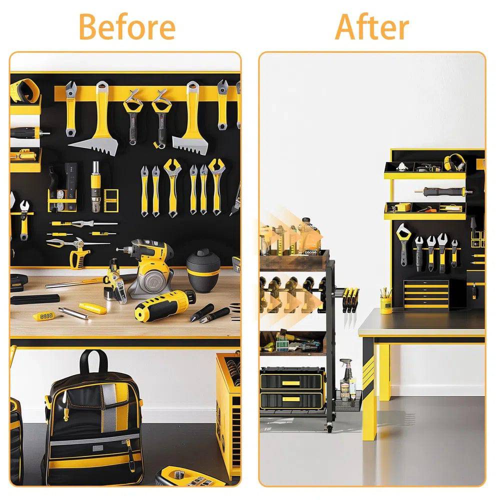 Rolling Tool Organiser Cart | Garage | Luvasmr - Satisfyingly Organised