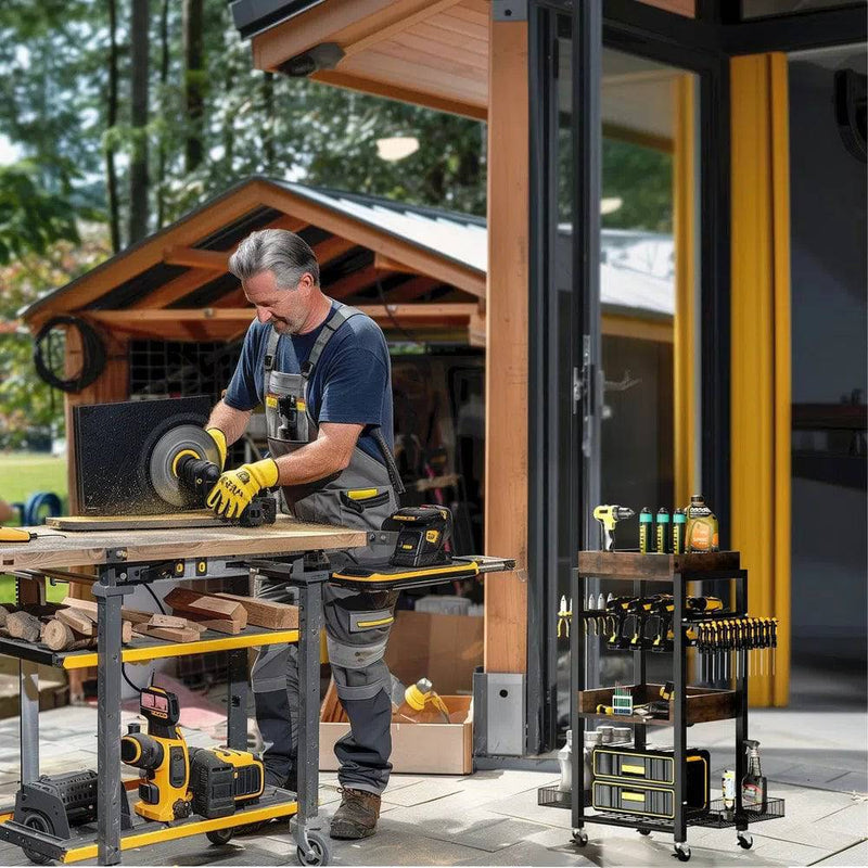 Rolling Tool Organiser Cart | Garage | Luvasmr - Satisfyingly Organised