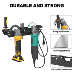 Sturdy Angle Grinder Holder | Garage | Luvasmr - Satisfyingly Organised