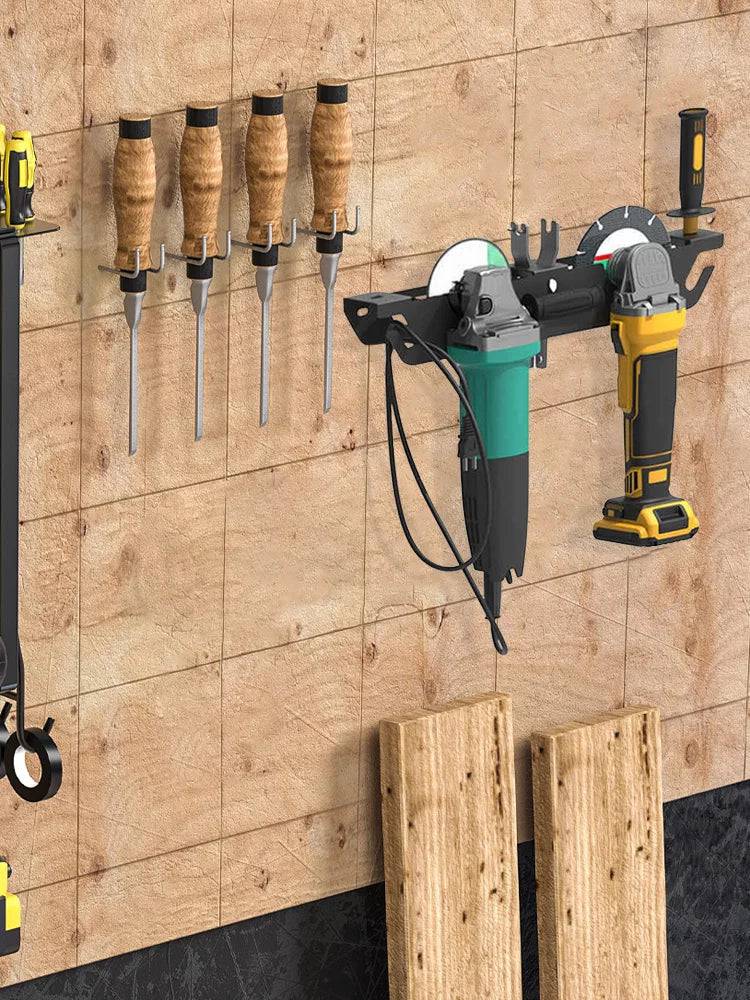 Sturdy Angle Grinder Holder | Garage | Luvasmr - Satisfyingly Organised