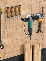 Sturdy Angle Grinder Holder | Garage | Luvasmr - Satisfyingly Organised