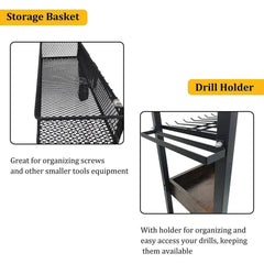 Vintage Industrial Tool Organiser Cart | Garage | Luvasmr - Satisfyingly Organised