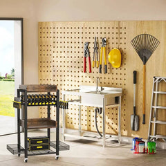 Vintage Industrial Tool Organiser Cart | Garage | Luvasmr - Satisfyingly Organised