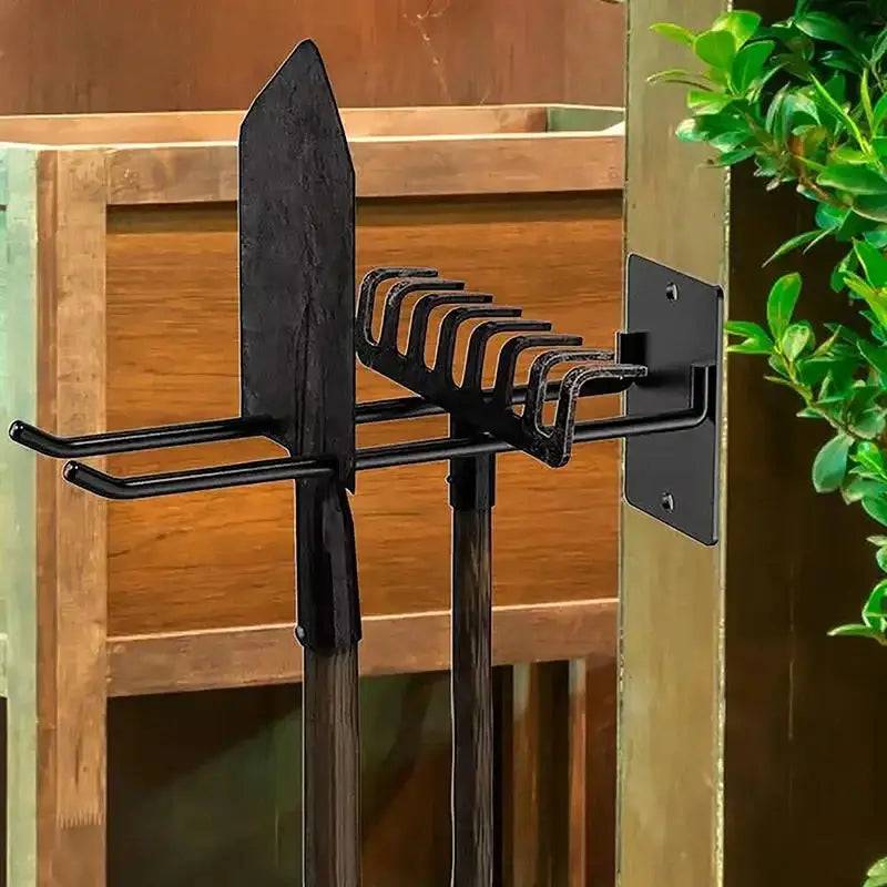Wall-Mounted Garden Tool Storage Rack | Garage | Luvasmr - Satisfyingly Organised
