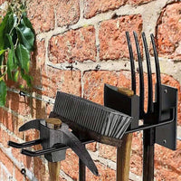 Wall-Mounted Garden Tool Storage Rack | Garage | Luvasmr - Satisfyingly Organised