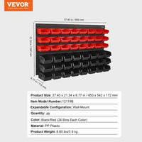 Wall-Mounted Storage Bins | Garage | Luvasmr - Satisfyingly Organised