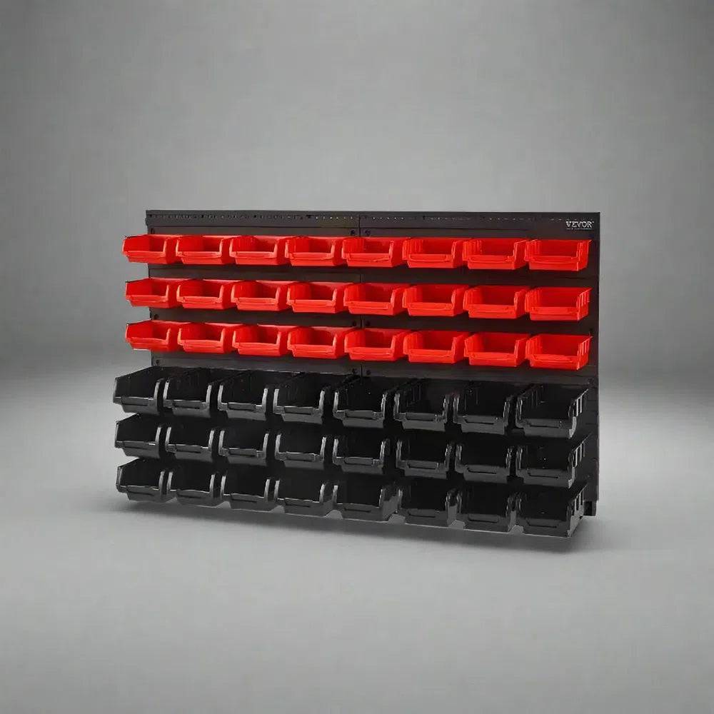 Wall-Mounted Storage Bins | Garage | Luvasmr - Satisfyingly Organised