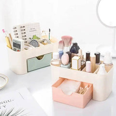 Double Layer Plastic Makeup Organizers Storage Box Cosmetic Drawers Jewelry Display Box Case Desktop Container Boxes Organizer |  | Luvasmr - Satisfyingly Organised