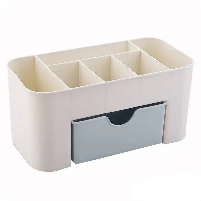 Double Layer Plastic Makeup Organizers Storage Box Cosmetic Drawers Jewelry Display Box Case Desktop Container Boxes Organizer |  | Luvasmr - Satisfyingly Organised
