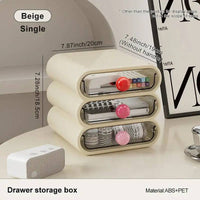 UFORU Cosmetics storage box Home dressing table Advanced sense bedroom large capacity removable drawer desktop storage cabinet |  | Luvasmr - Satisfyingly Organised