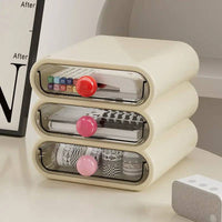 UFORU Cosmetics storage box Home dressing table Advanced sense bedroom large capacity removable drawer desktop storage cabinet |  | Luvasmr - Satisfyingly Organised