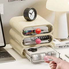 UFORU Cosmetics storage box Home dressing table Advanced sense bedroom large capacity removable drawer desktop storage cabinet |  | Luvasmr - Satisfyingly Organised