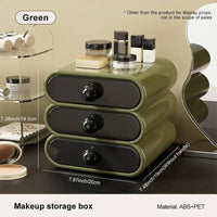 UFORU Cosmetics storage box Home dressing table Advanced sense bedroom large capacity removable drawer desktop storage cabinet |  | Luvasmr - Satisfyingly Organised