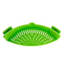 Universal Silicone Clip on Pan Pot Strainer Anti Spill Pasta Pot Strainer Food Grade Fruit Colander for Pasta Fruit Vegetable |  | Luvasmr - Satisfyingly Organised