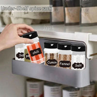 Sleek Under-Shelf Pull-Out Spice Rack - Luvasmr