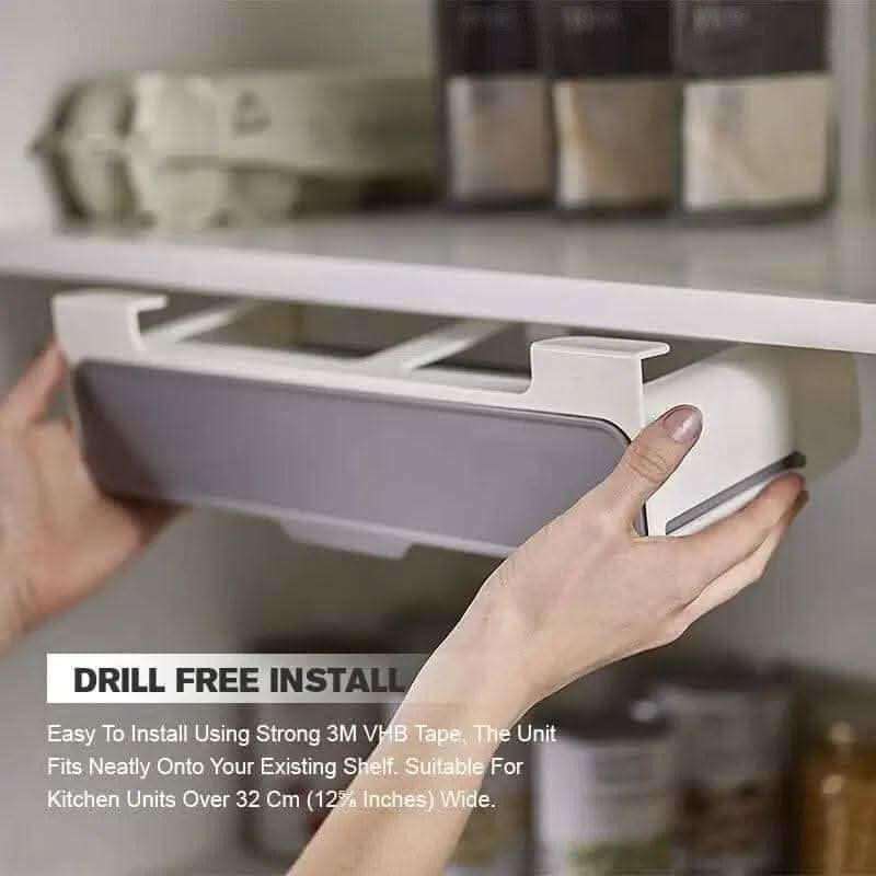 Sleek Under-Shelf Pull-Out Spice Rack - Luvasmr
