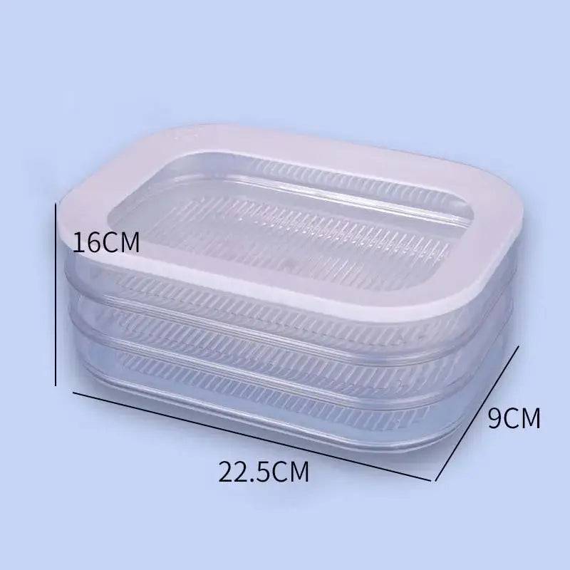 Bacon Keeper With Lid Leakproof Deli Meat Container for Fridge Food-grade Frozen Roast Meat Storage Box Kitchen Accessories | Kitchen | Luvasmr - Satisfyingly Organised