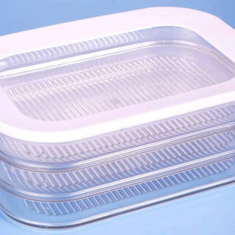 Bacon Keeper With Lid Leakproof Deli Meat Container for Fridge Food-grade Frozen Roast Meat Storage Box Kitchen Accessories | Kitchen | Luvasmr - Satisfyingly Organised