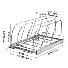 Pull-Out Cookware Organiser | Kitchen | Luvasmr - Satisfyingly Organised