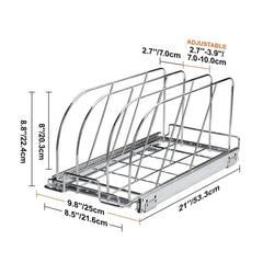 Pull-Out Cookware Organiser | Kitchen | Luvasmr - Satisfyingly Organised