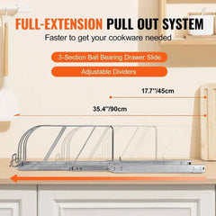 Pull-Out Cookware Organiser | Kitchen | Luvasmr - Satisfyingly Organised