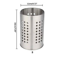 Stainless Steel Kitchen Utensils Holder | Kitchen | Luvasmr - Satisfyingly Organised