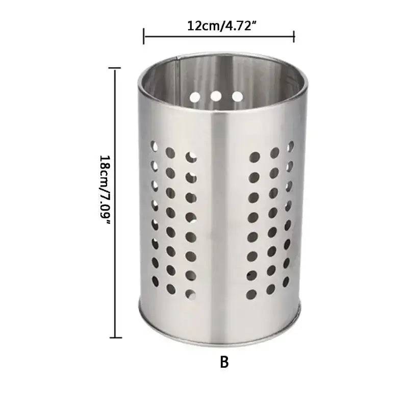 Stainless Steel Kitchen Utensils Holder | Kitchen | Luvasmr - Satisfyingly Organised