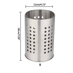 Stainless Steel Kitchen Utensils Holder | Kitchen | Luvasmr - Satisfyingly Organised