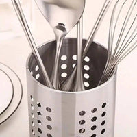 Stainless Steel Kitchen Utensils Holder | Kitchen | Luvasmr - Satisfyingly Organised