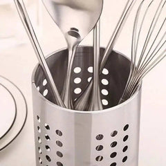 Stainless Steel Kitchen Utensils Holder | Kitchen | Luvasmr - Satisfyingly Organised