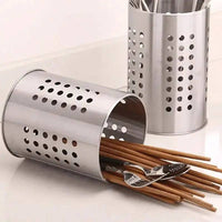 Stainless Steel Kitchen Utensils Holder | Kitchen | Luvasmr - Satisfyingly Organised