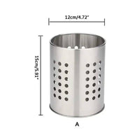 Stainless Steel Kitchen Utensils Holder | Kitchen | Luvasmr - Satisfyingly Organised