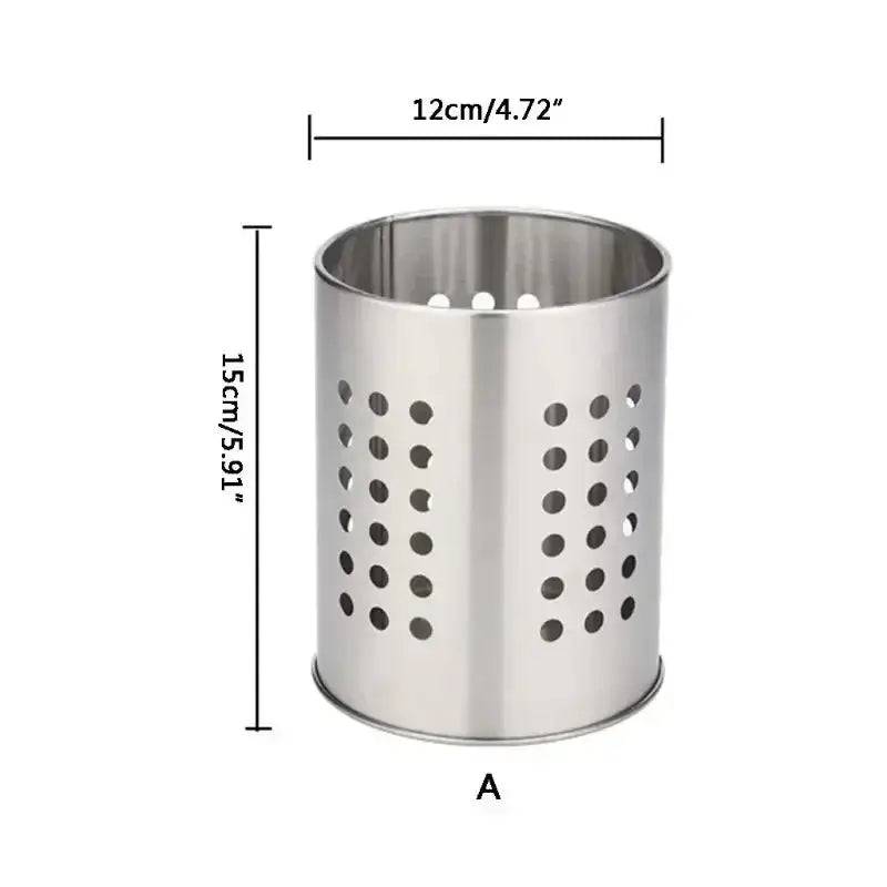 Stainless Steel Kitchen Utensils Holder | Kitchen | Luvasmr - Satisfyingly Organised